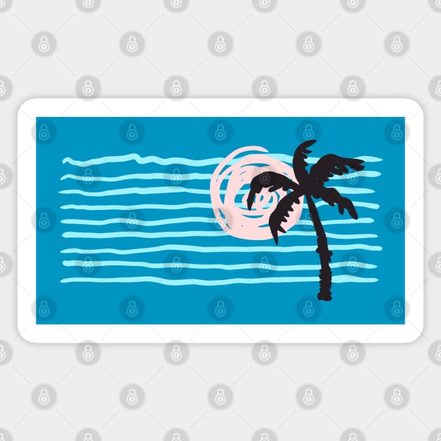 Perfect Beach Hand Drawn Sticker by itsMePopoi